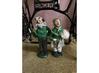 Byers' Choice Carolers Pair (Living Room)