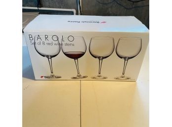 Bormioli Rocco Red Wine Glasses -  Set Of Eight (Basement Shelf)