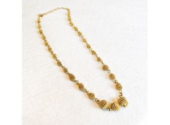 Gold Tone Necklace