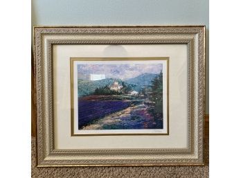 Framed Alex Perez Landscape Print Art (Upstairs Sitting Room)