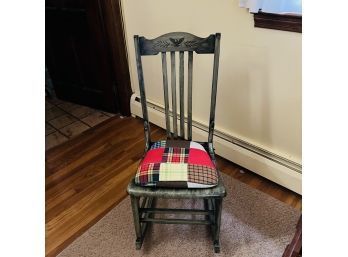 Vintage Wooden Rocking Chair (Master Bedroom)