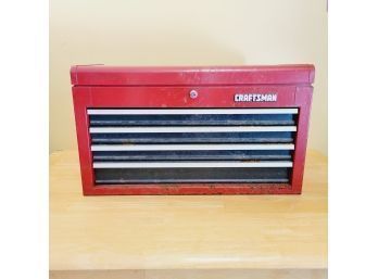 Heavy Duty 4 Drawer Red Craftsman Tool Box