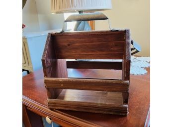 Small Wooden Bottle Rack (Room 6)