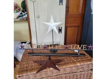 Faith Hope And Love Sign Plus 2 Stars (Room 2)