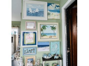 Beach Themed Wall Art (Room 5)