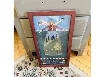 Folk Art Framed Print (Room 6)