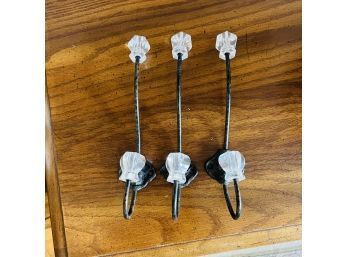 Set Of Three Iron Hooks (Room 6)