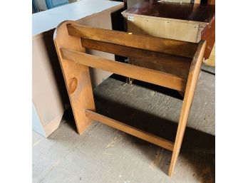 Wooden Quilt Rack * (Barn - Main Room)