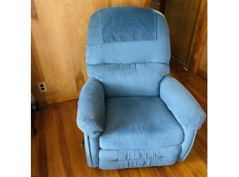 Blue Cloth Recliner (Living Room)