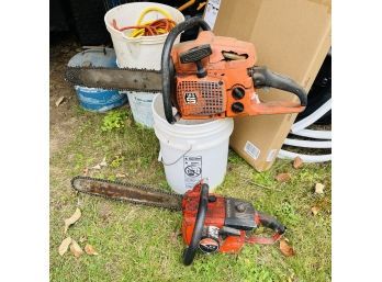 Husqvarna And Homelite Gas Chainsaws (Shed 1)