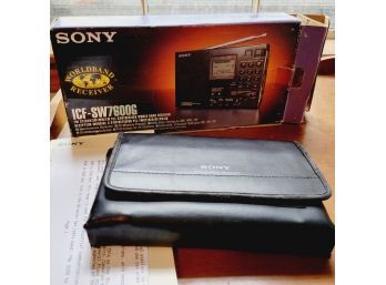 Sony World Band Receiver In Box (Bedroom)