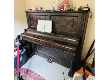 Vintage Strauss Piano (Bedroom)