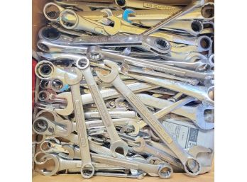 Large Collection Of Wrenches Various Brands And Sizes (Zone 1)