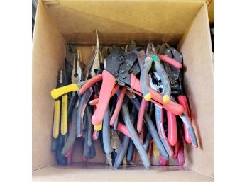 Box Of Pliers, Wire Cutters And Grips (Zone 1)