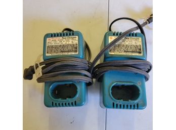 Set Of 2 Makita Chargers (Zone 1)