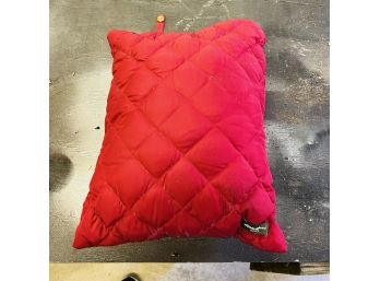 Eddie Bauer Red Packable Down Throw Blanket (Center Zone)