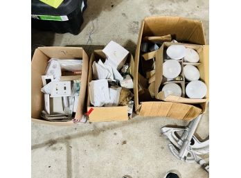 Box Lots: Light Bulbs, Switch Plates And Other Assorted Items (Center Zone)