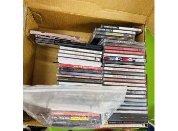 Box Of Misc. Music CDs (Center Zone)