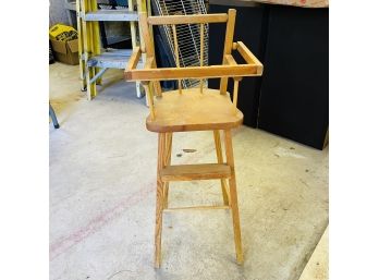 Antique Wooden Doll Highchair (Zone 4)