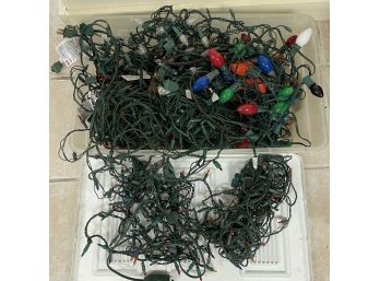 Christmas Light Bin Lot 1