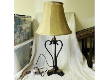 Rising Sun Lighting Curved Iron Table Lamp No. 1 (Basement Room)