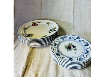 Villeroy & Boch Cottage Dinner And Side Plates (Basement Room)