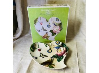 Portmeirion Botanic Hummingbird Heart Shaped Dish (Basement Room)