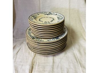 Nicholas Mosse Irish Pottery Dinner And Side Plates (Basement Room)