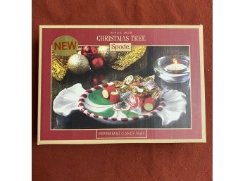 Spode Christmas Tree Peppermint Candy Tray (Basement)