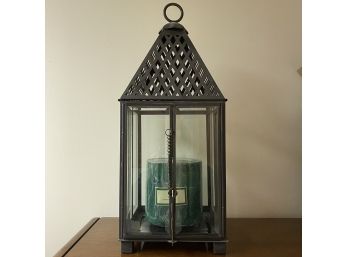 Rhodes 23' Outdoor Metal Lantern With Candle No. 1 (Basement)