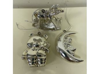 Silver Plated Ornament Set