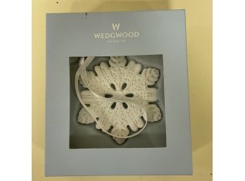 Wedgewood Snowflake Ornament In Original Box