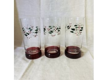 Pfaltzgraff Winterberry Tall Iced Tea Glasses - Set Of 12 (Basement Room)