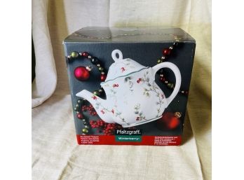 Pfaltzgraff Winterberry Tea Pot - As Is (Basement Room)