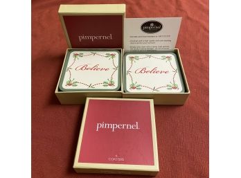 Pimpernil 'Believe' Coaster Sets (Basement)