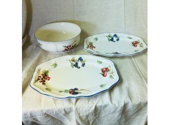 Villeroy & Boch Cottage Bowl And Platters (Basement Room)