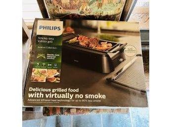 Philips Smoke-Less Indoor Grill - New In Box (Entry)