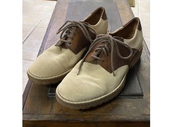 Men's Born Brown Saddle Shoes Size 8 1/2 - Used (Basement)