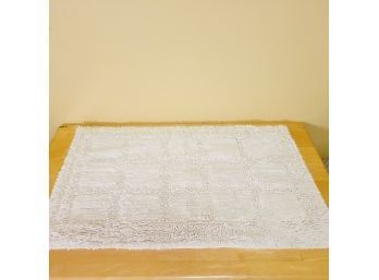 Ivory Colored Throw Rug - Mat 40' X 24'