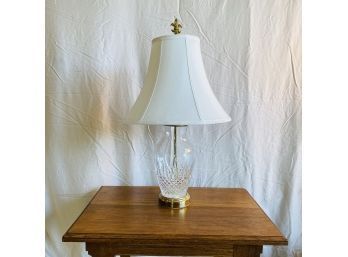 Vintage Glass And Brass Table Lamp No. 3