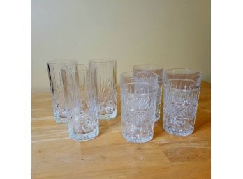 Cut Crystal Glasses. 2 Styles