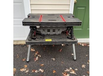 Keter Portable Folding Garage Workbench - Used Condition