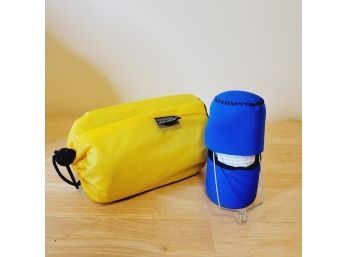 Camping Accessories. EMS Candle Lantern And Safety Blanket