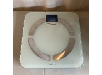 VitaSigns Bluetooth Digital Body AnalyzerWeight Glass Scale