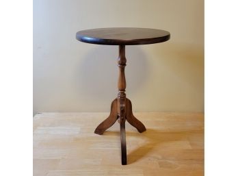 Vintage Victorian Wooden Tilt Top Table