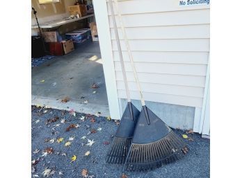 Set Of 2 Black Rakes