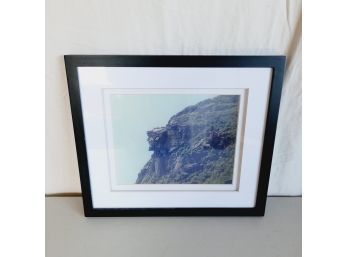 NH Man On The Mountain Framed And Matted Print