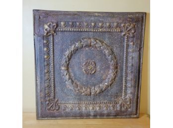 Vintage Metal And Wood Art Piece