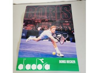 Vintage Boris Becker Poster