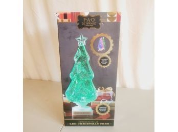 FAO Shwartz Swirling Sparkles LED Christmas Tree. New!